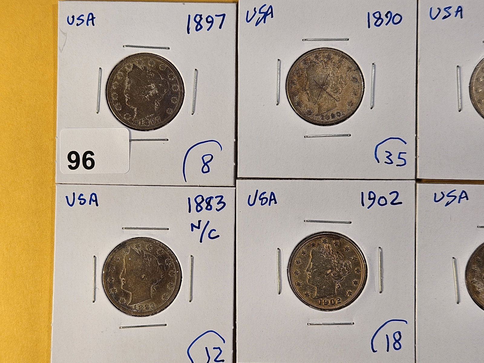 Eleven Circulated Liberty V Nickels - 2