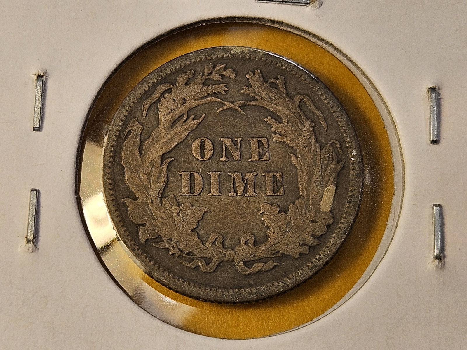 Better Grade 1889 Seated Liberty Silver Dime - 4