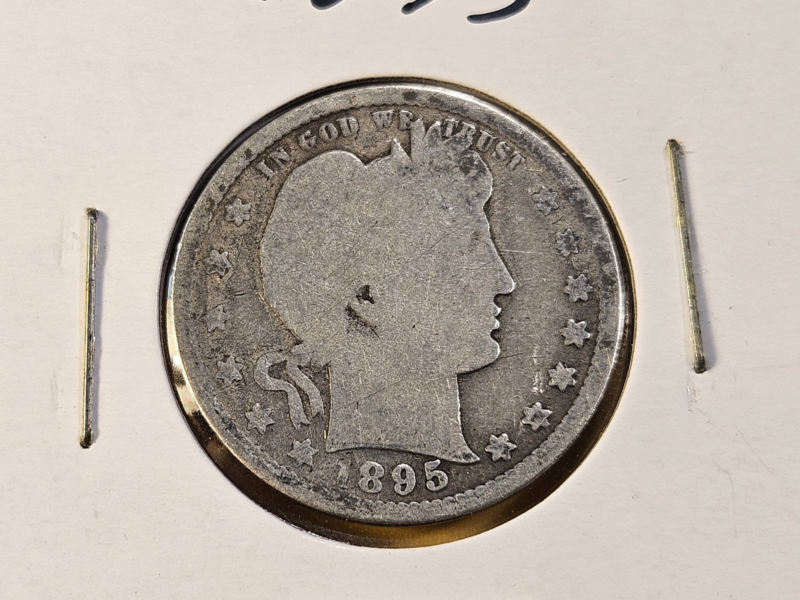 Three Circulated Barber Silver Quarters - 4