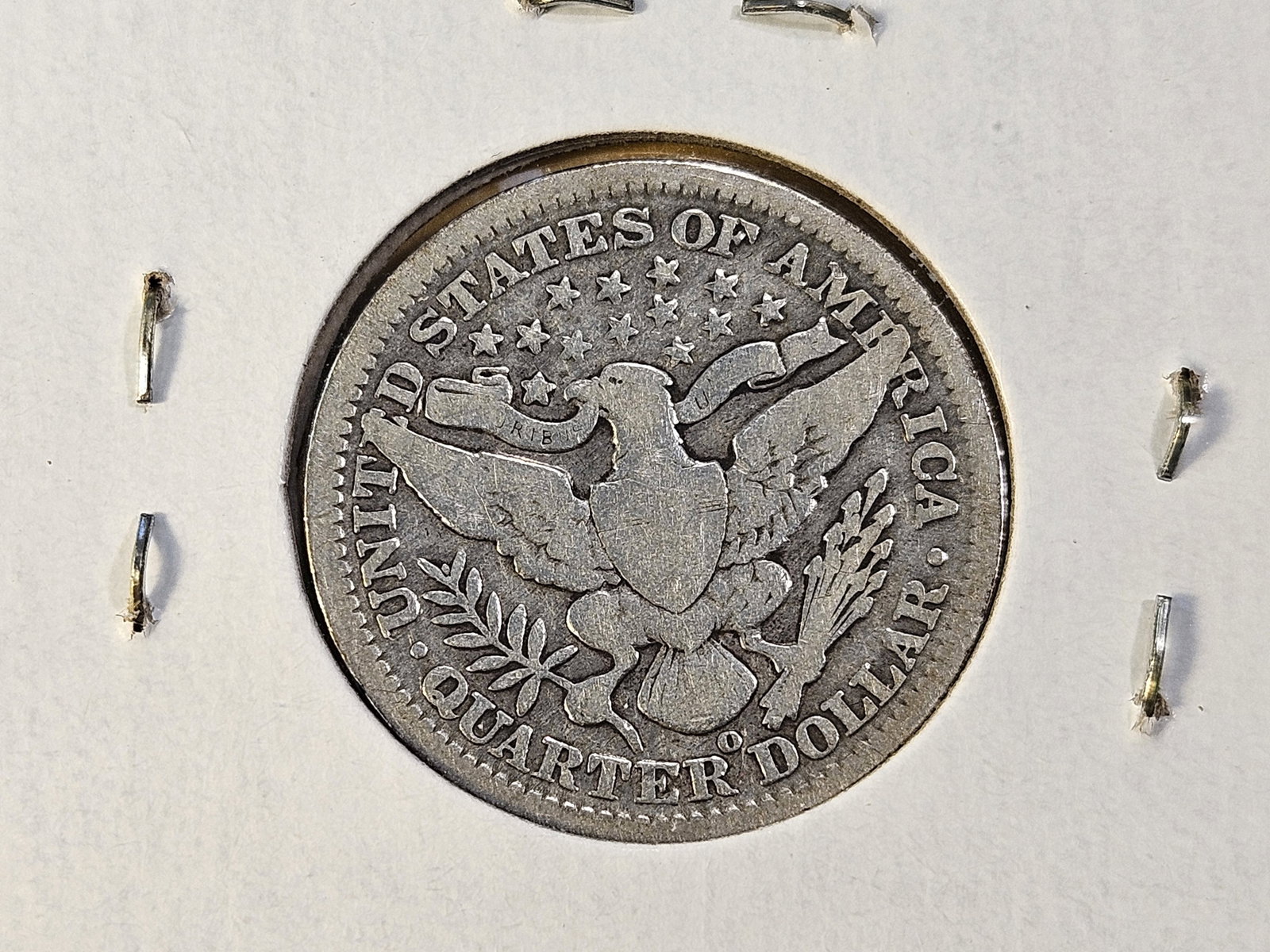 Three Circulated Barber Silver Quarters - 7
