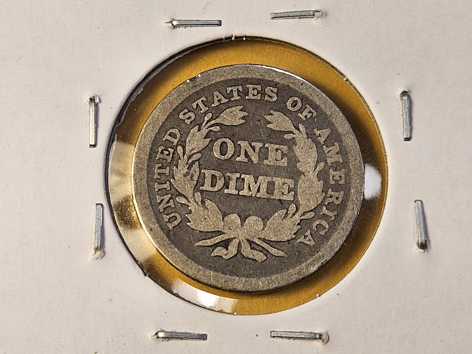 Two Circulated Seated Liberty Silver Dimes - 5