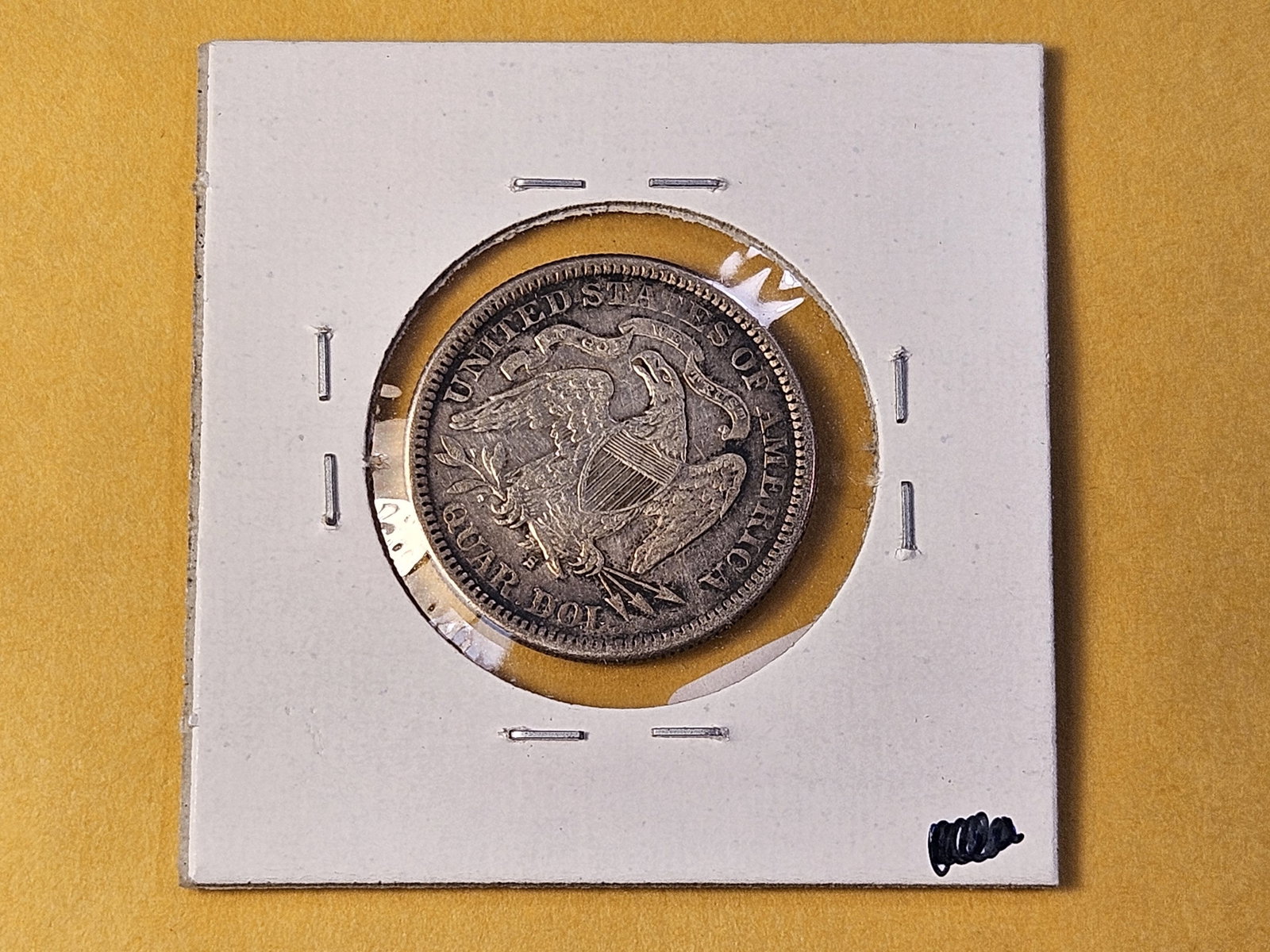 Better Grade 1876 Seated Liberty Silver Quarter - 5