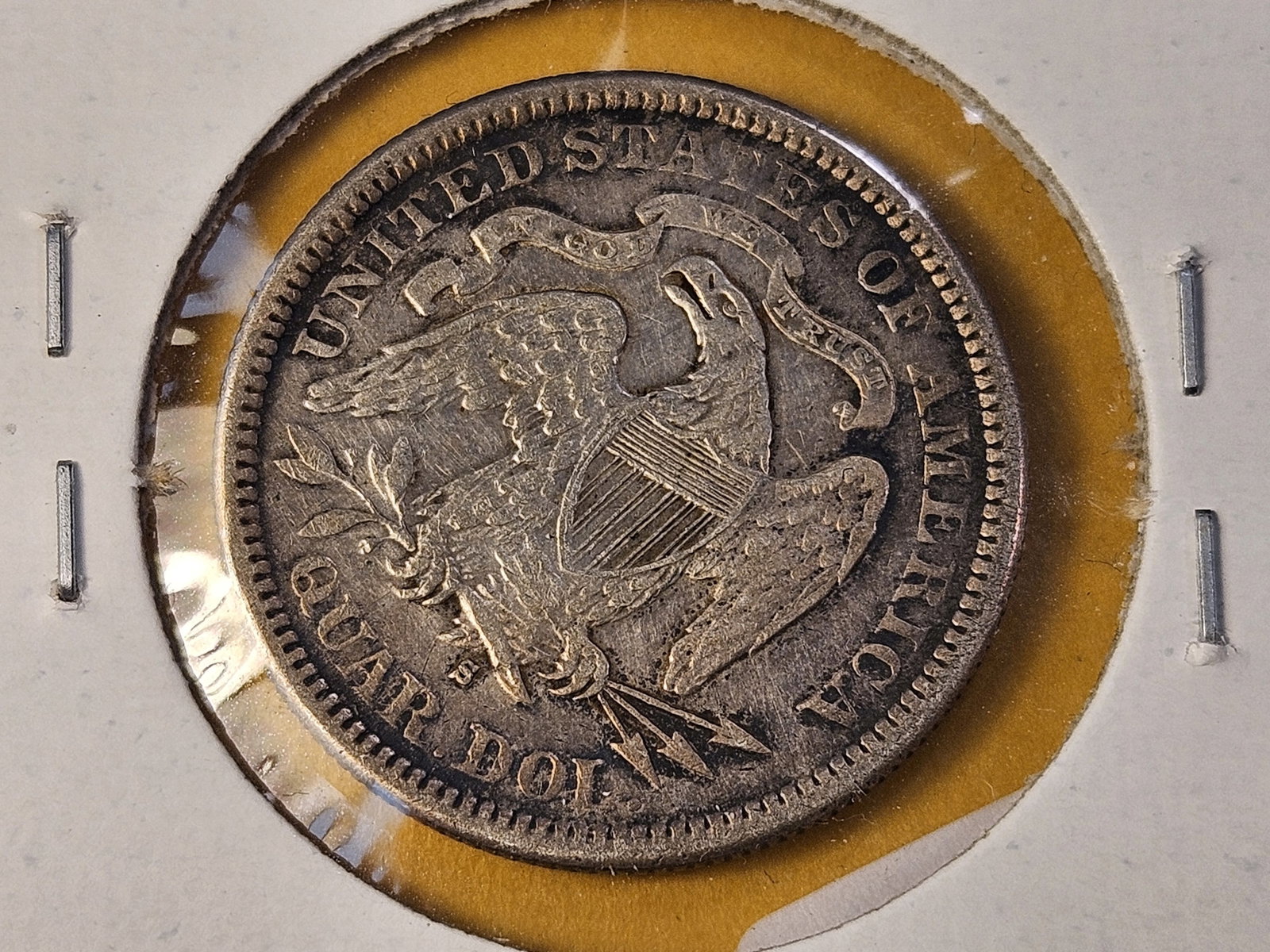 Better Grade 1876 Seated Liberty Silver Quarter - 6