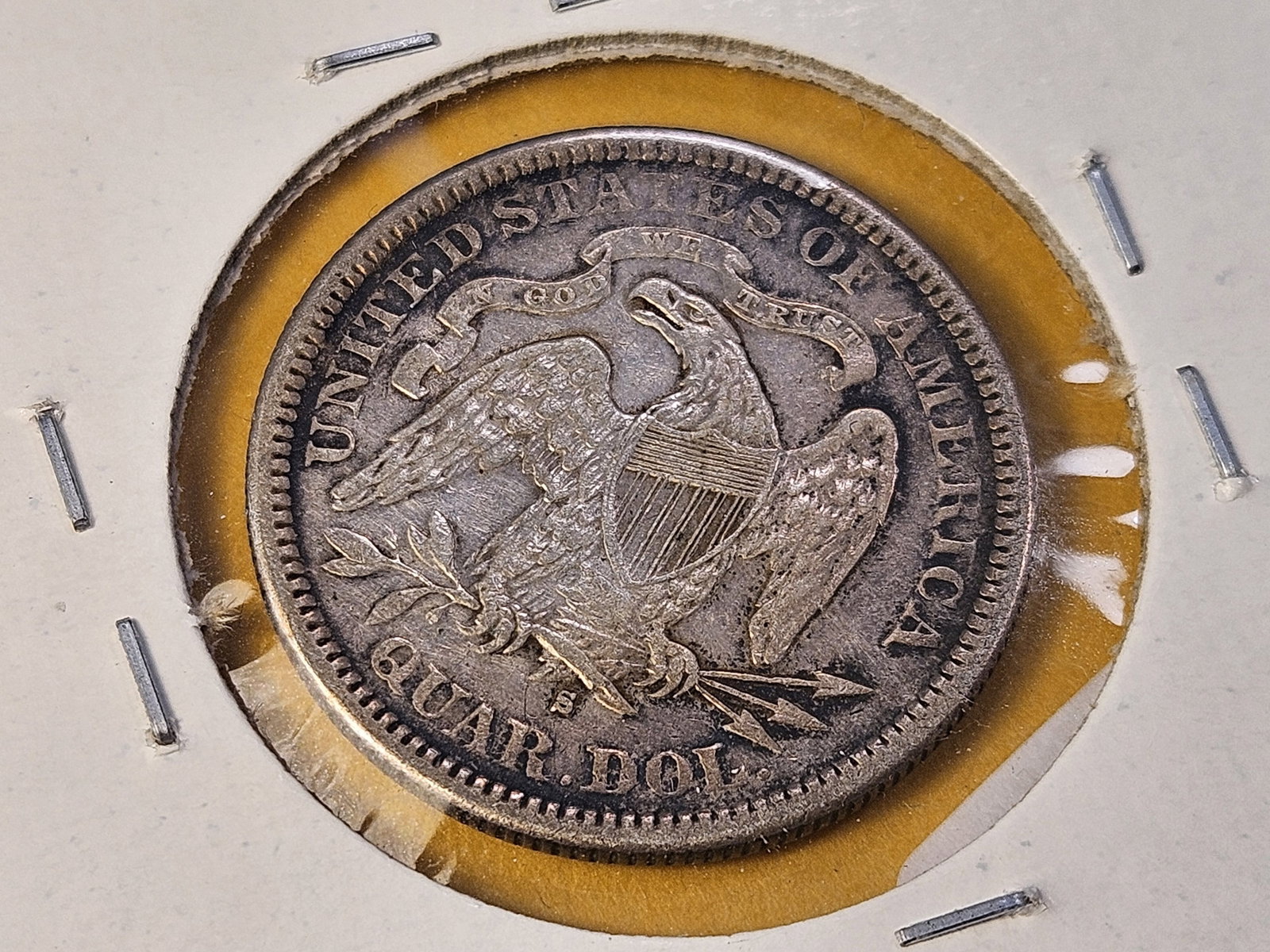 Better Grade 1876 Seated Liberty Silver Quarter - 7