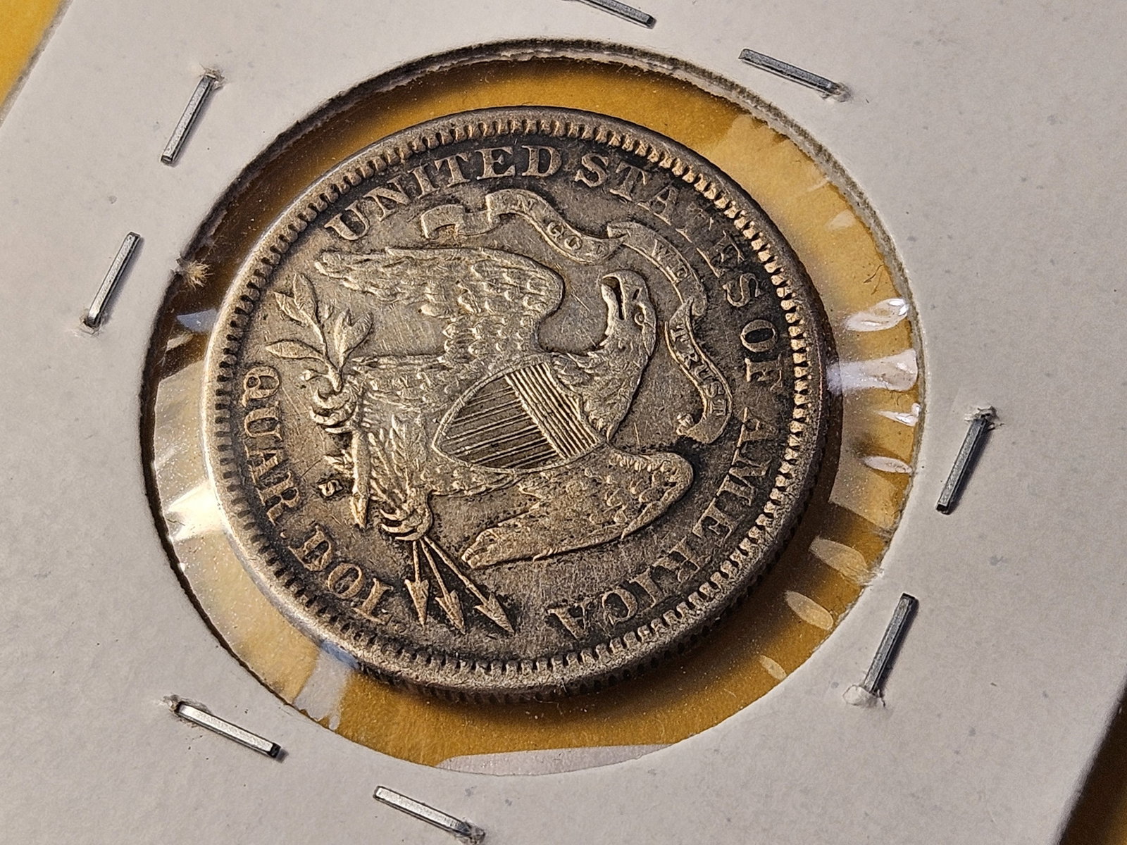 Better Grade 1876 Seated Liberty Silver Quarter - 8
