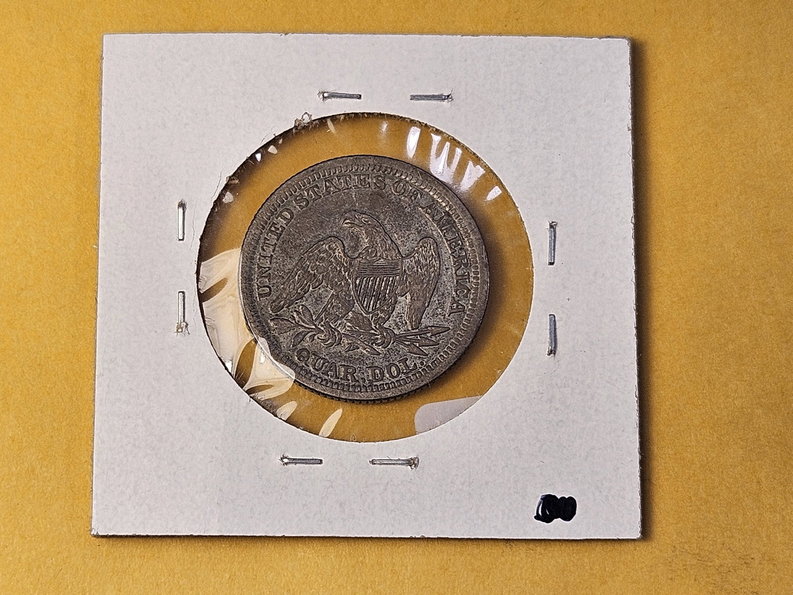 1854 Seated Liberty Silver Quarter - 3