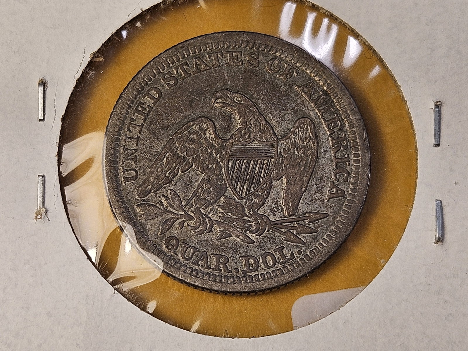 1854 Seated Liberty Silver Quarter - 4