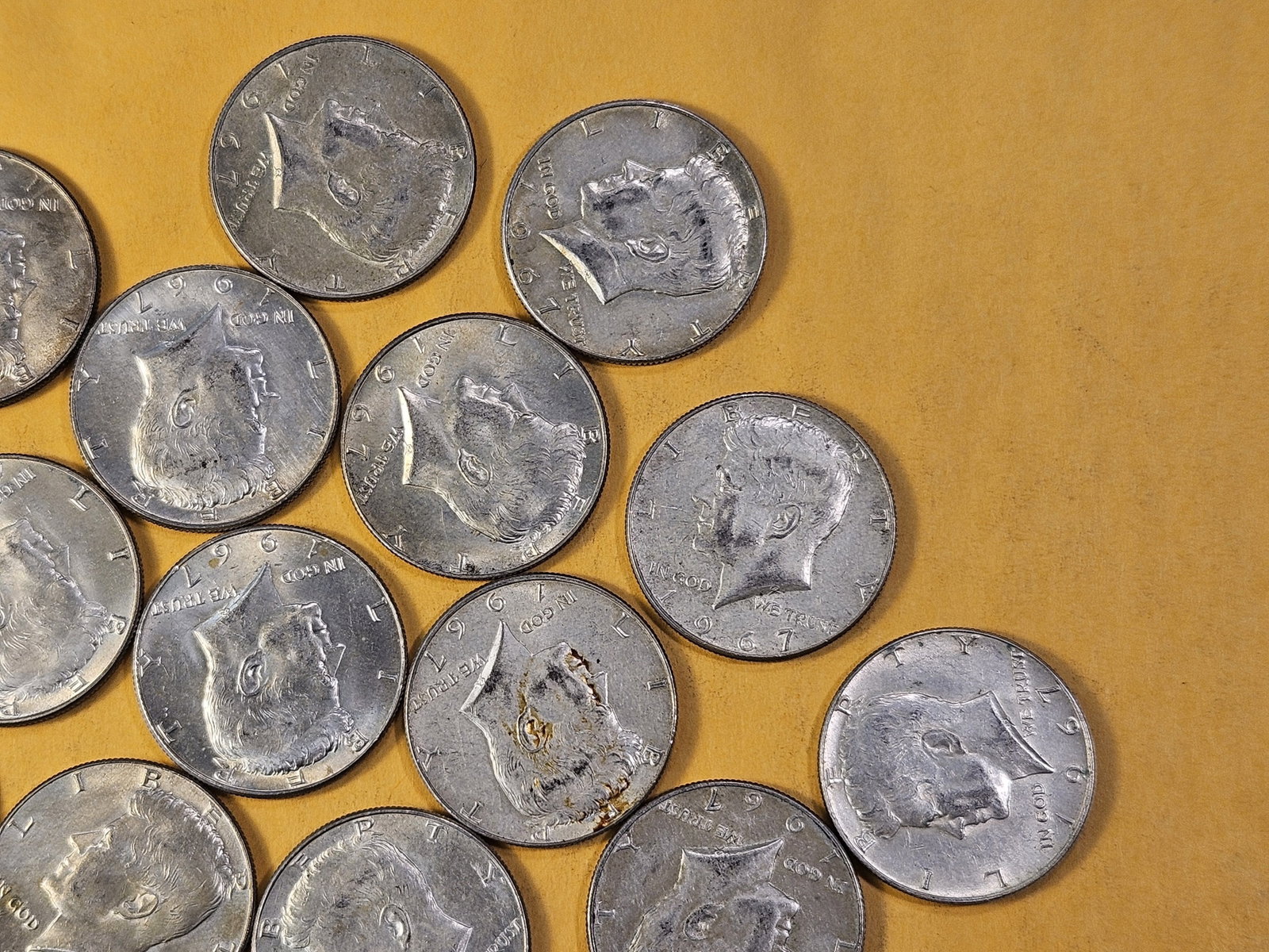Twenty-five Kennedy 40% Silver Half Dollars - 3