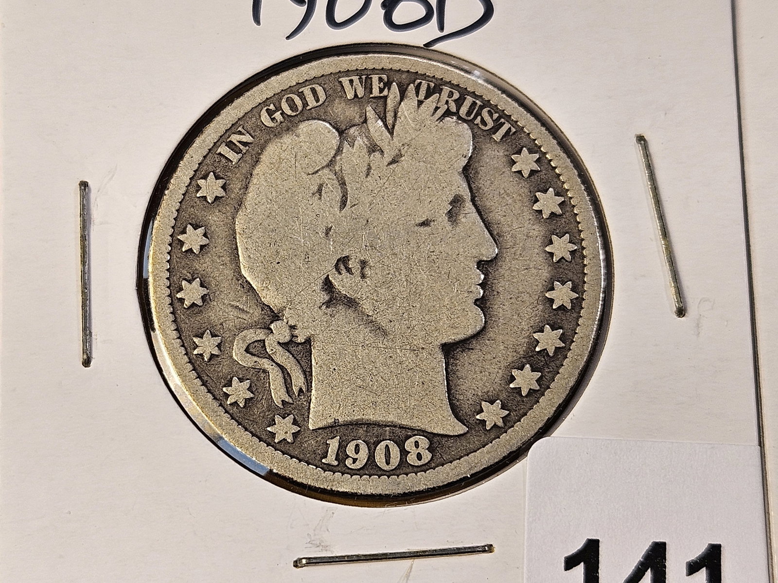 Two Circulated US Silver Half Dollars - 2