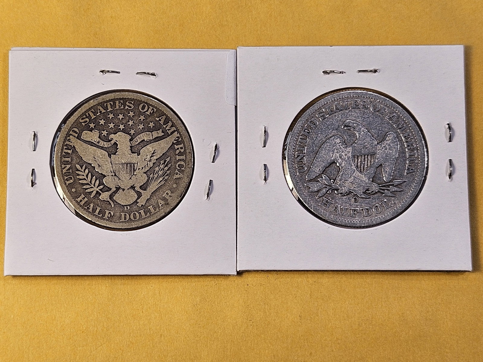 Two Circulated US Silver Half Dollars - 4