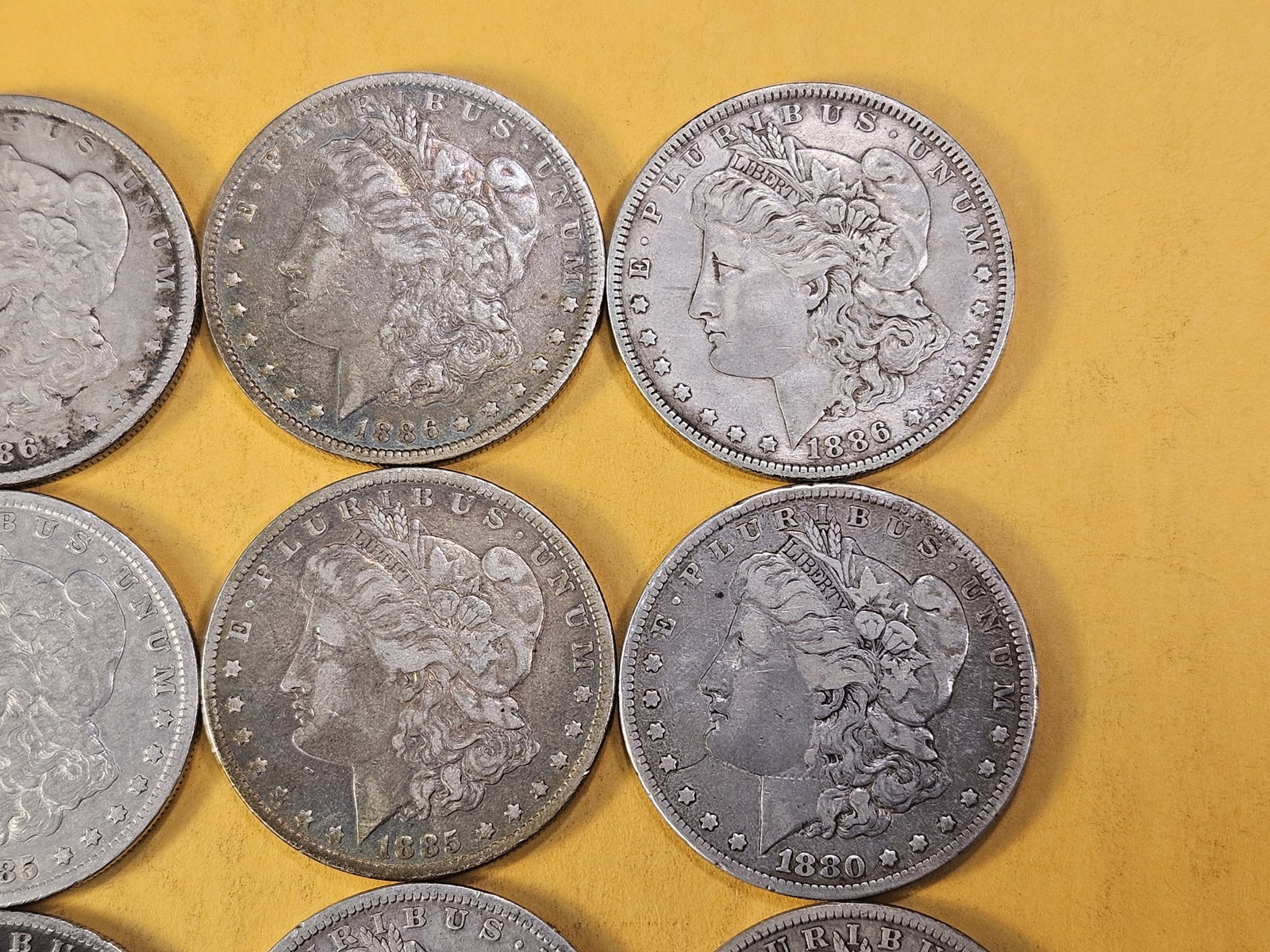 **FULL ROLL** Twenty Morgan Silver Dollars - 3