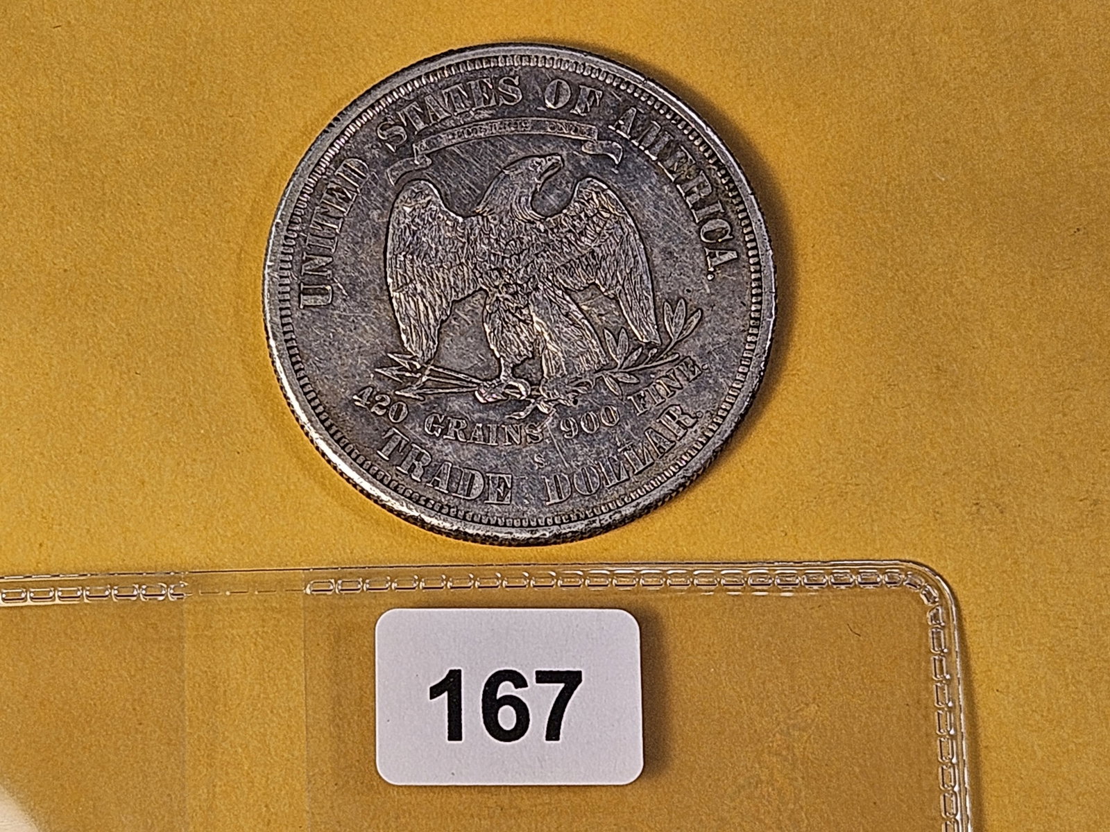 WOW! Better Grade 1875-S Trade Silver Dollar - 5
