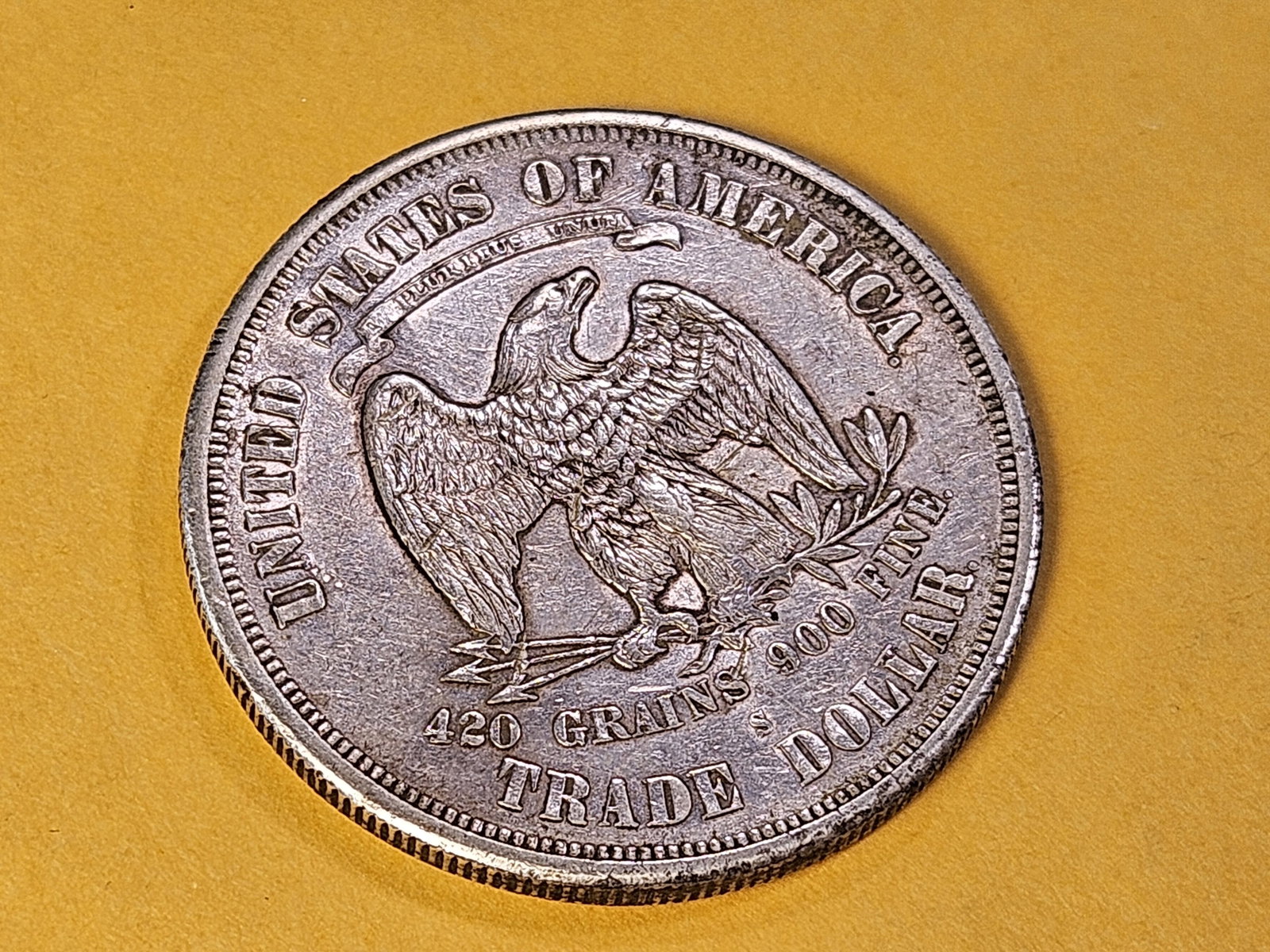 WOW! Better Grade 1875-S Trade Silver Dollar - 7
