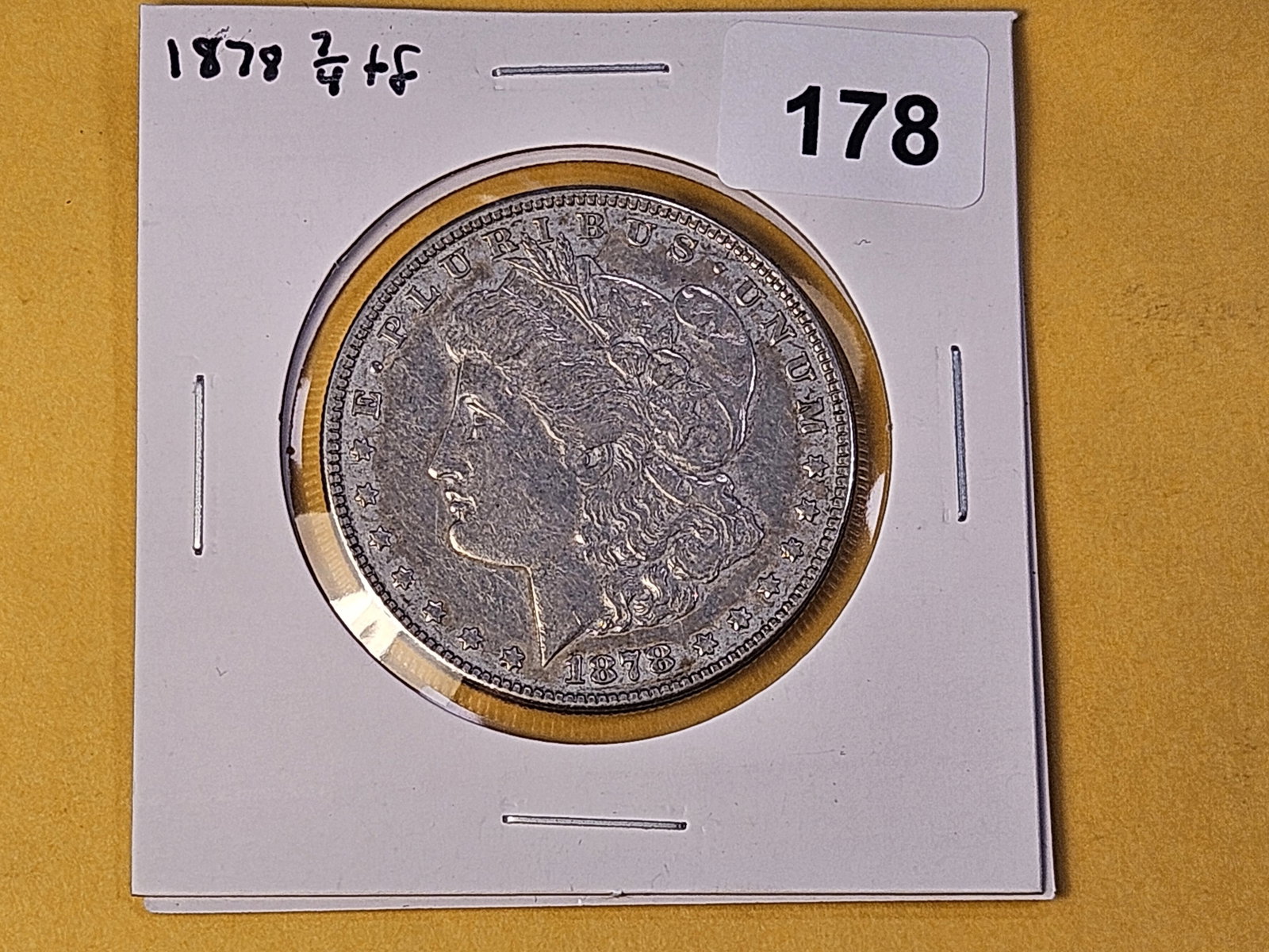 VARIETY! 1878 7/4 Tail Feathers Morgan Silver Dollar - 2