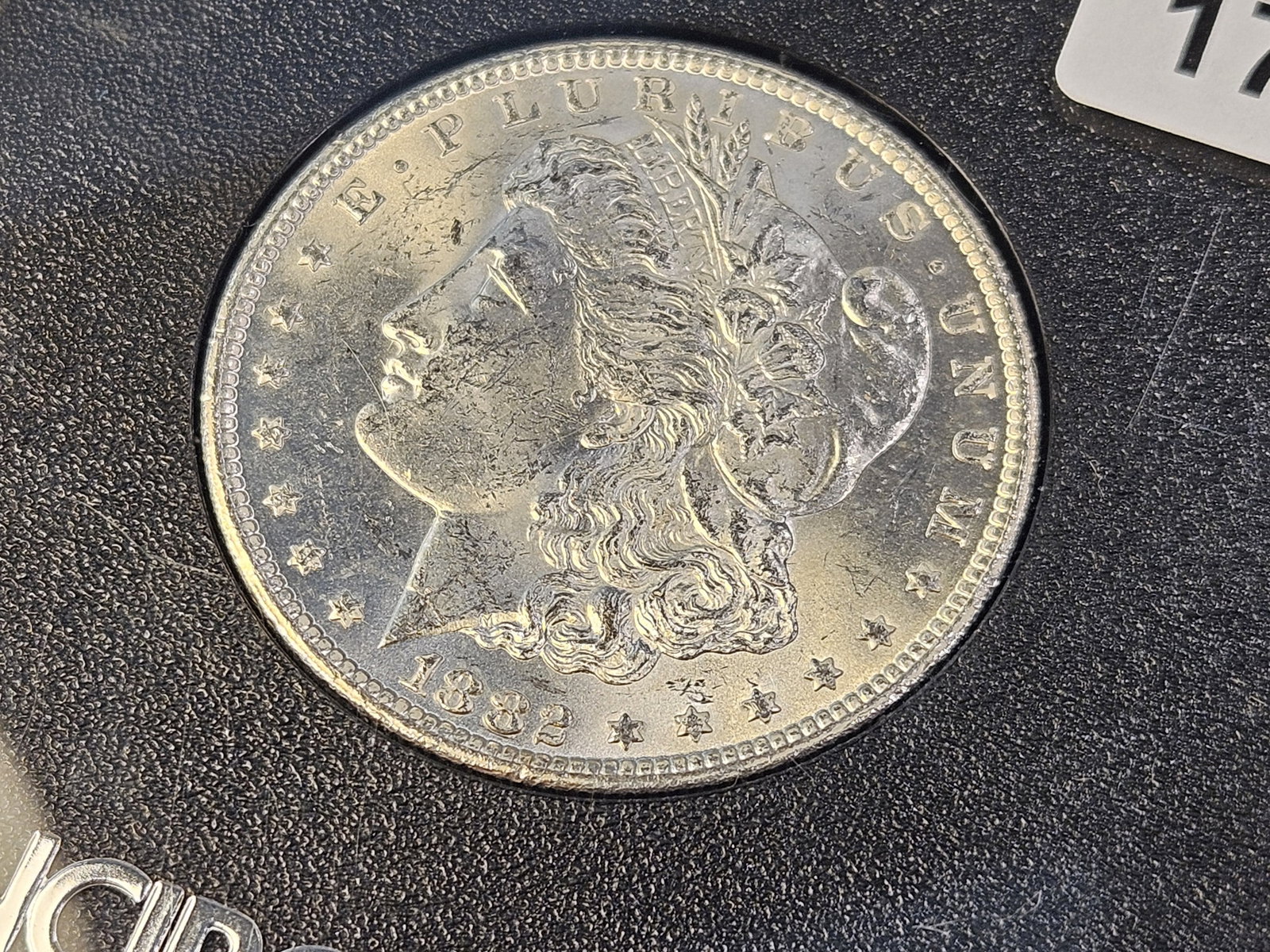 KEY DATE!! Choice Brilliant Uncirculated 1882-CC Morgan Silver Dollar - 3