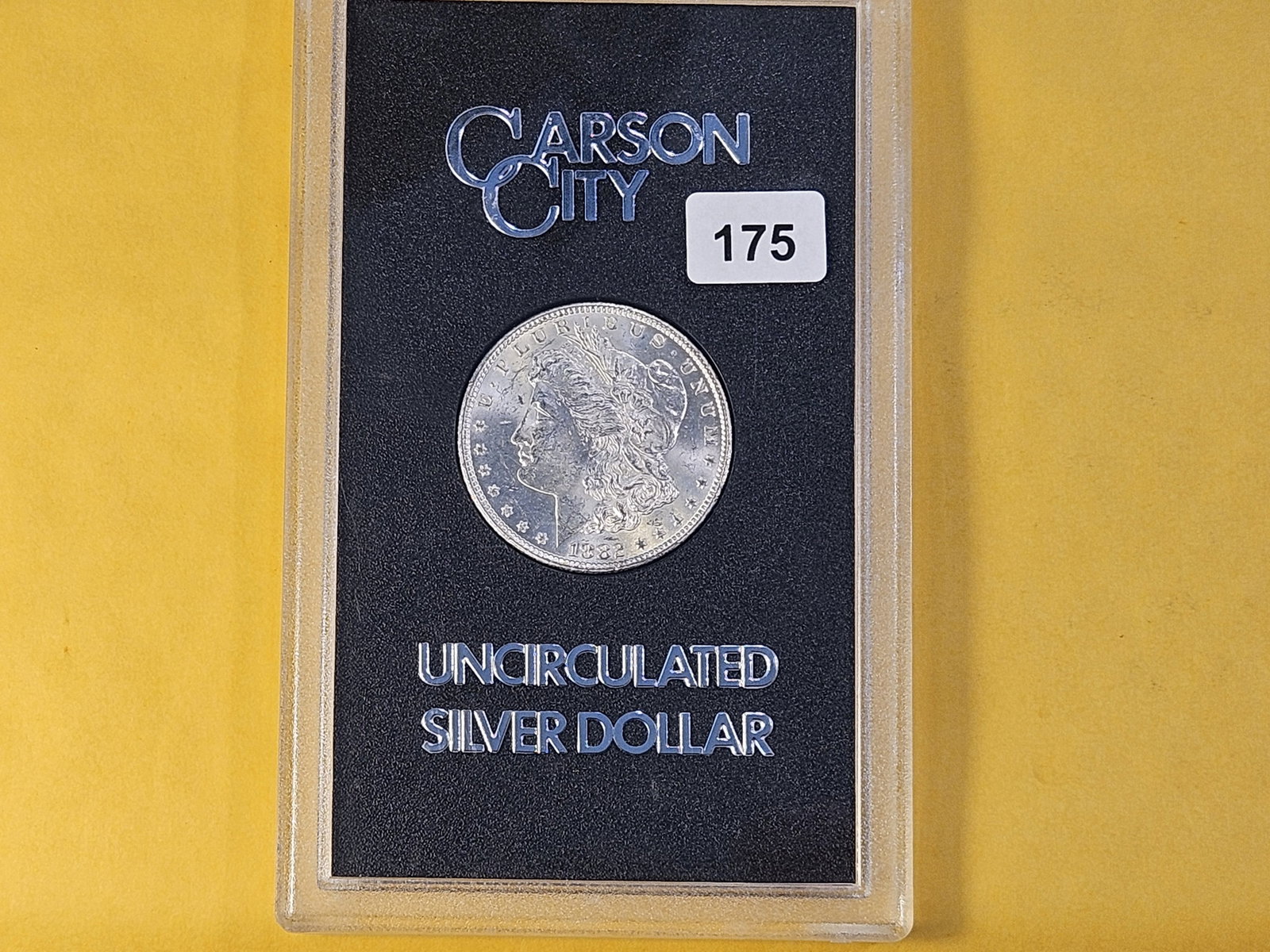 KEY DATE!! Choice Brilliant Uncirculated 1882-CC Morgan Silver Dollar - 4