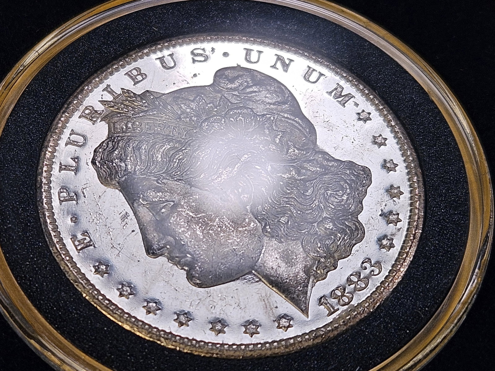 KEY DATE!! Choice Brilliant Uncirculated Proof Like 1883-CC Morgan Silver Dollar - 2
