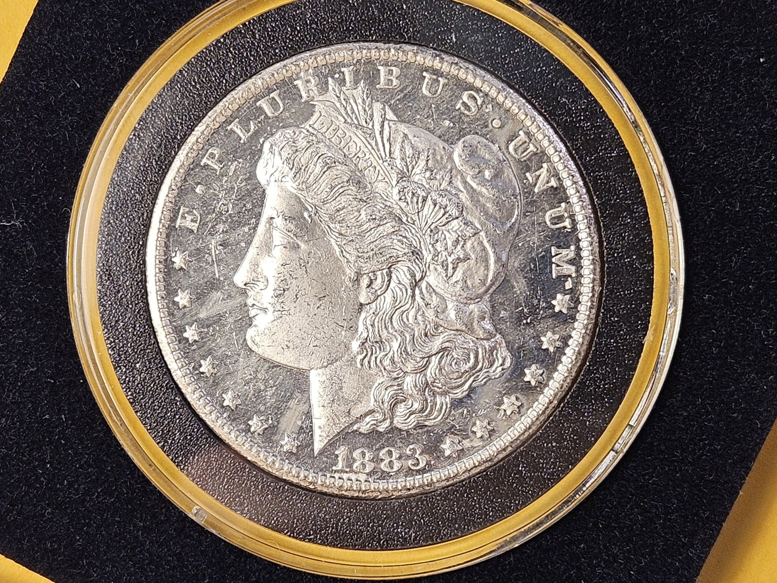 KEY DATE!! Choice Brilliant Uncirculated Proof Like 1883-CC Morgan Silver Dollar - 3