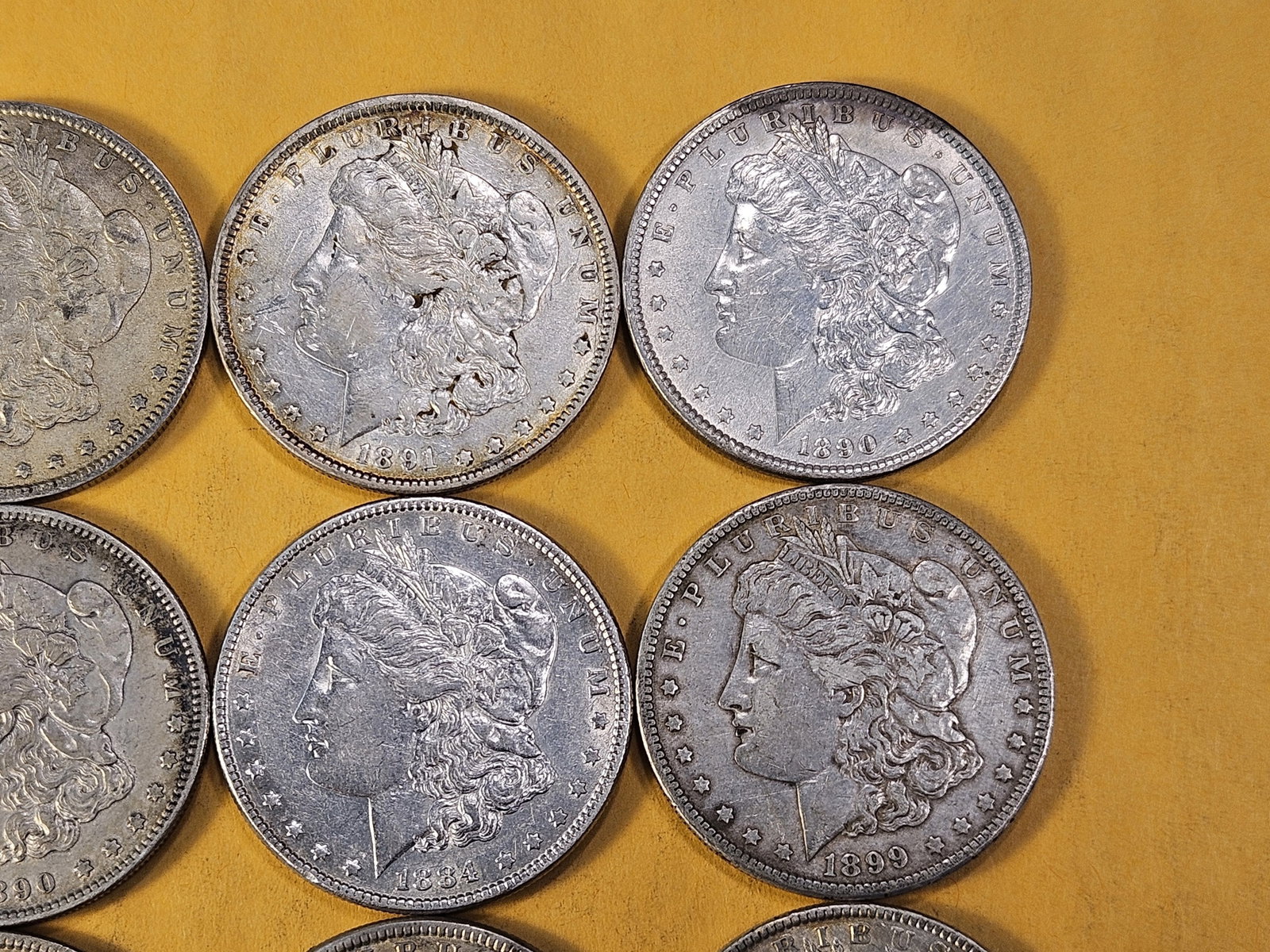**FULL ROLL** Twenty Morgan Silver Dollars - 3