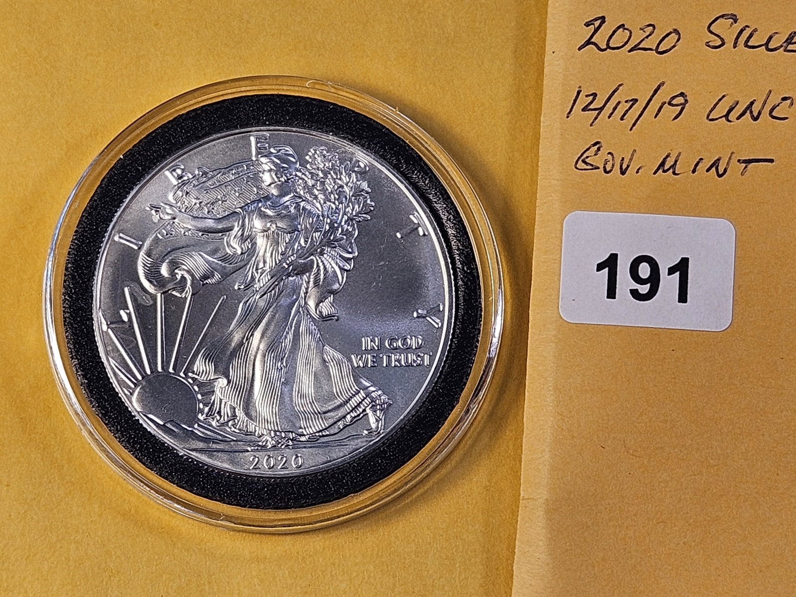 GEM Brilliant Uncirculated 2020 American Silver Eagle - 2
