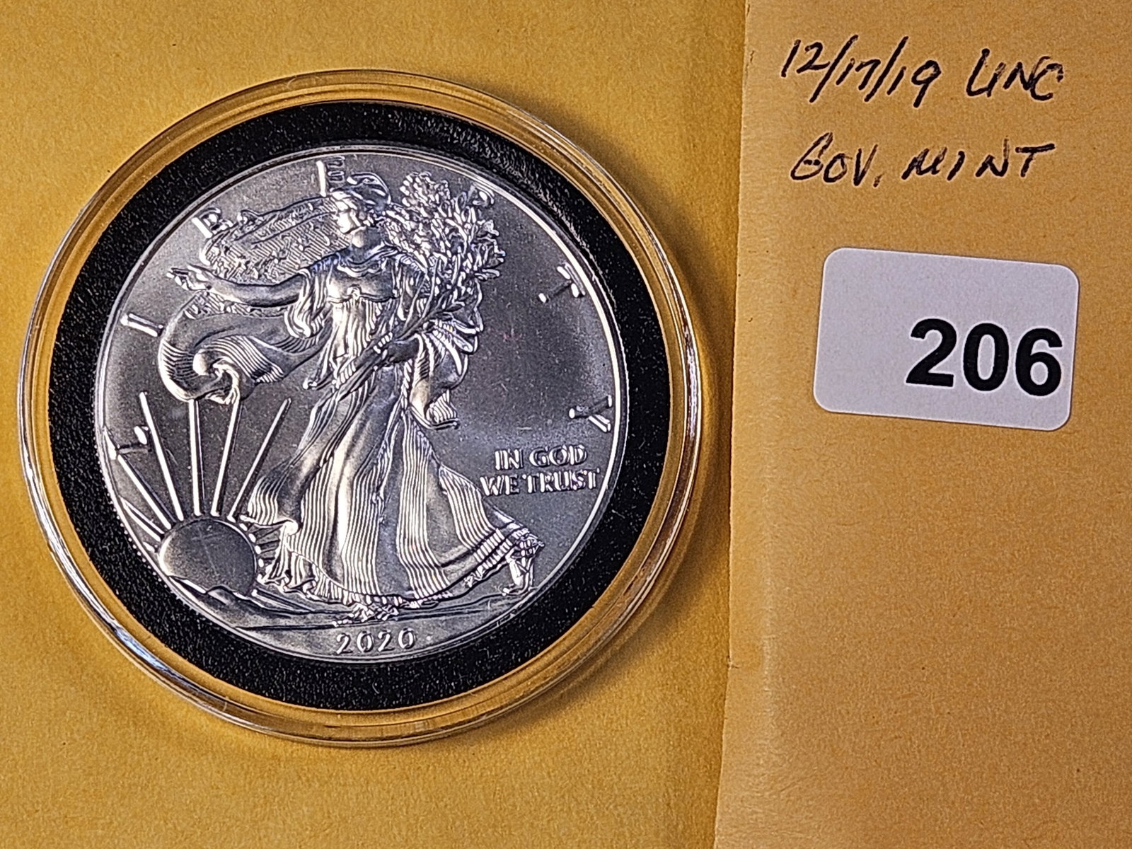 GEM Brilliant Uncirculated 2020 American Silver Eagle - 2