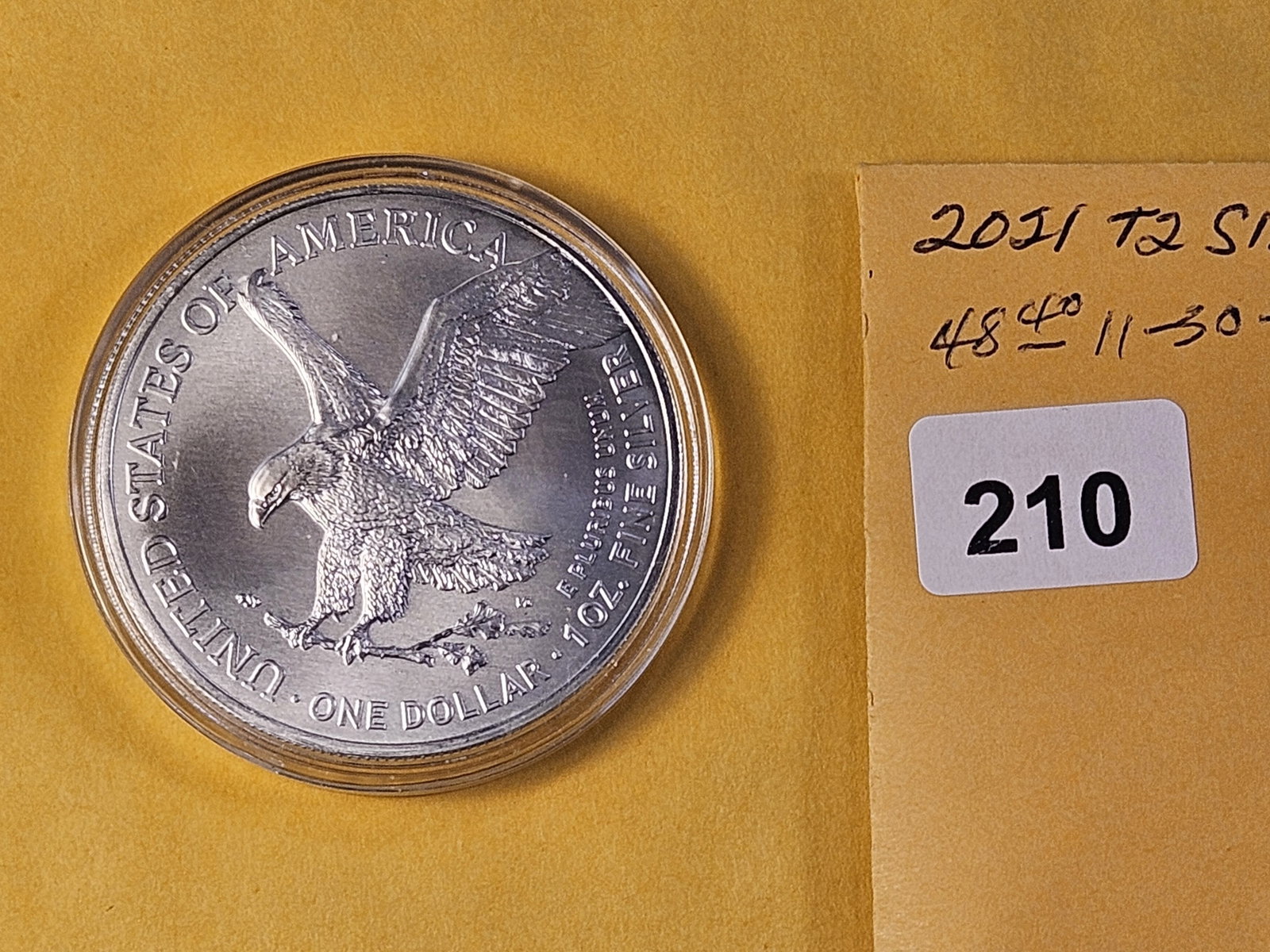 GEM Brilliant Uncirculated 2021 American Silver Eagle - 3