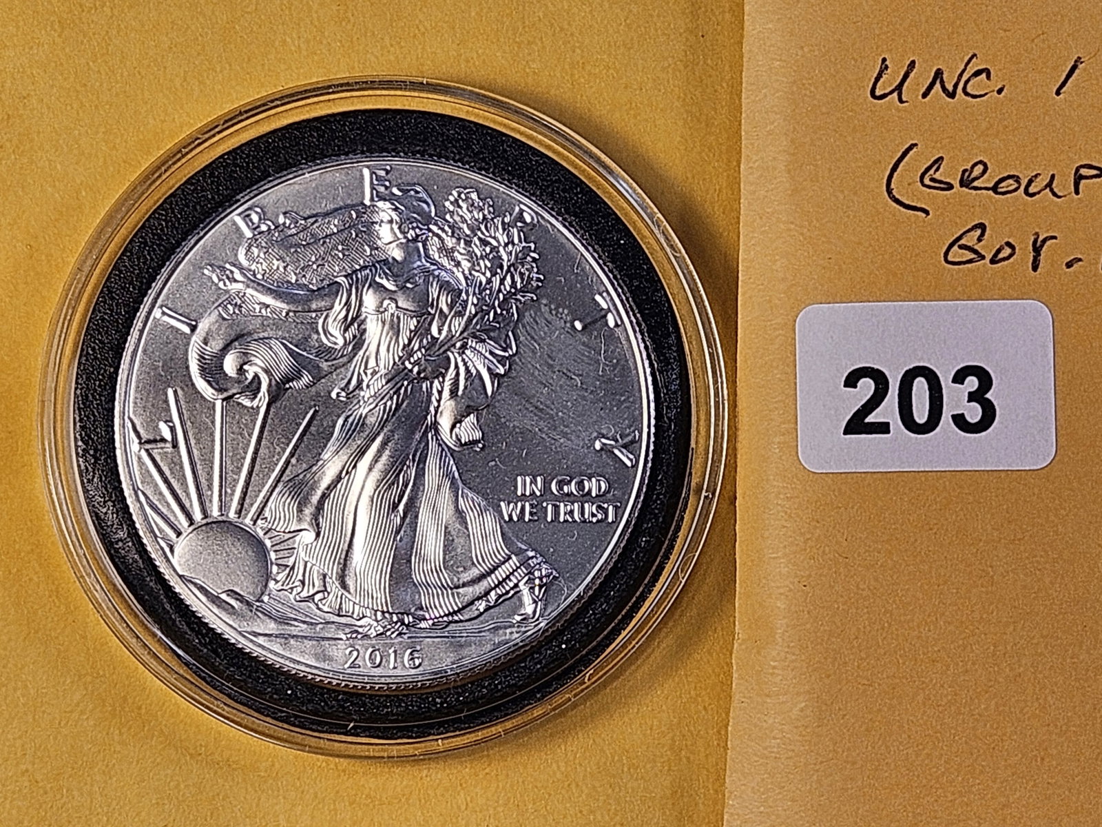 GEM Brilliant Uncirculated 2016 American Silver Eagle - 2
