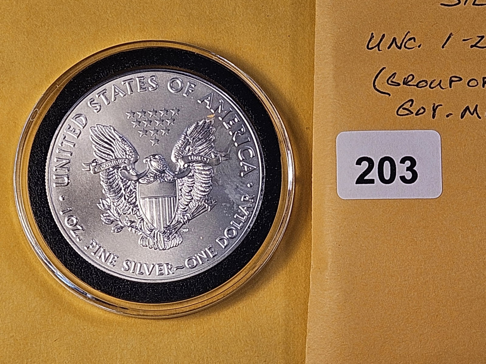 GEM Brilliant Uncirculated 2016 American Silver Eagle - 3