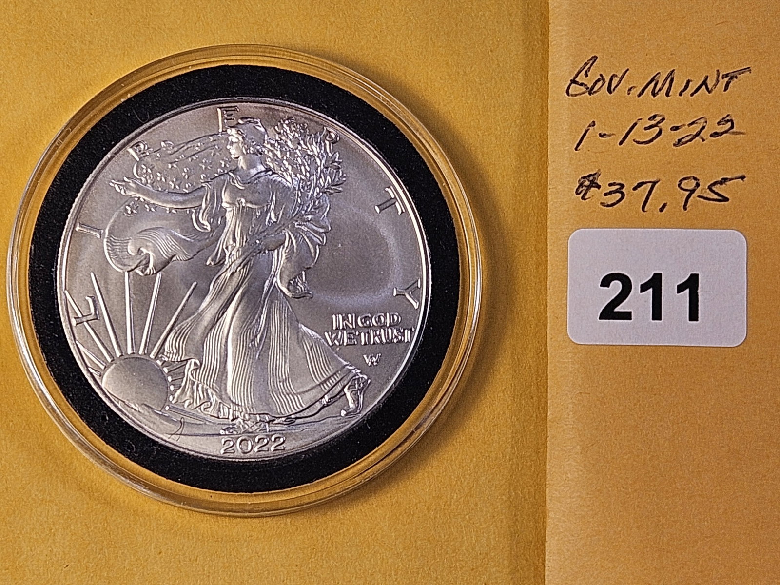 GEM Brilliant Uncirculated 2022 American Silver Eagle - 2