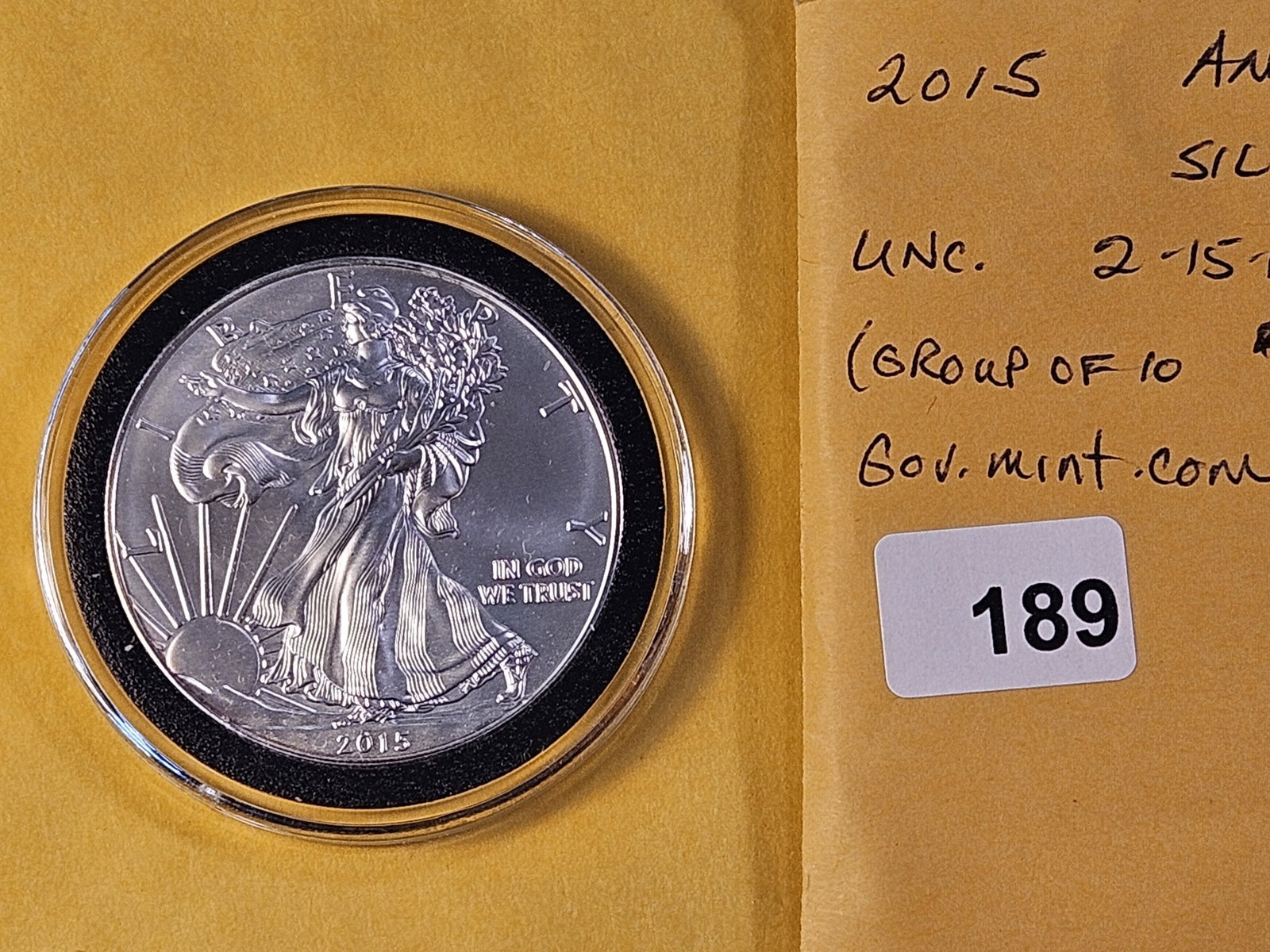 GEM Brilliant Uncirculated 2015 American Silver Eagle - 2