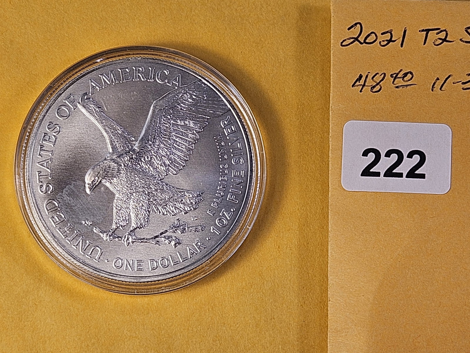 GEM Brilliant Uncirculated 2021 American Silver Eagle - 3