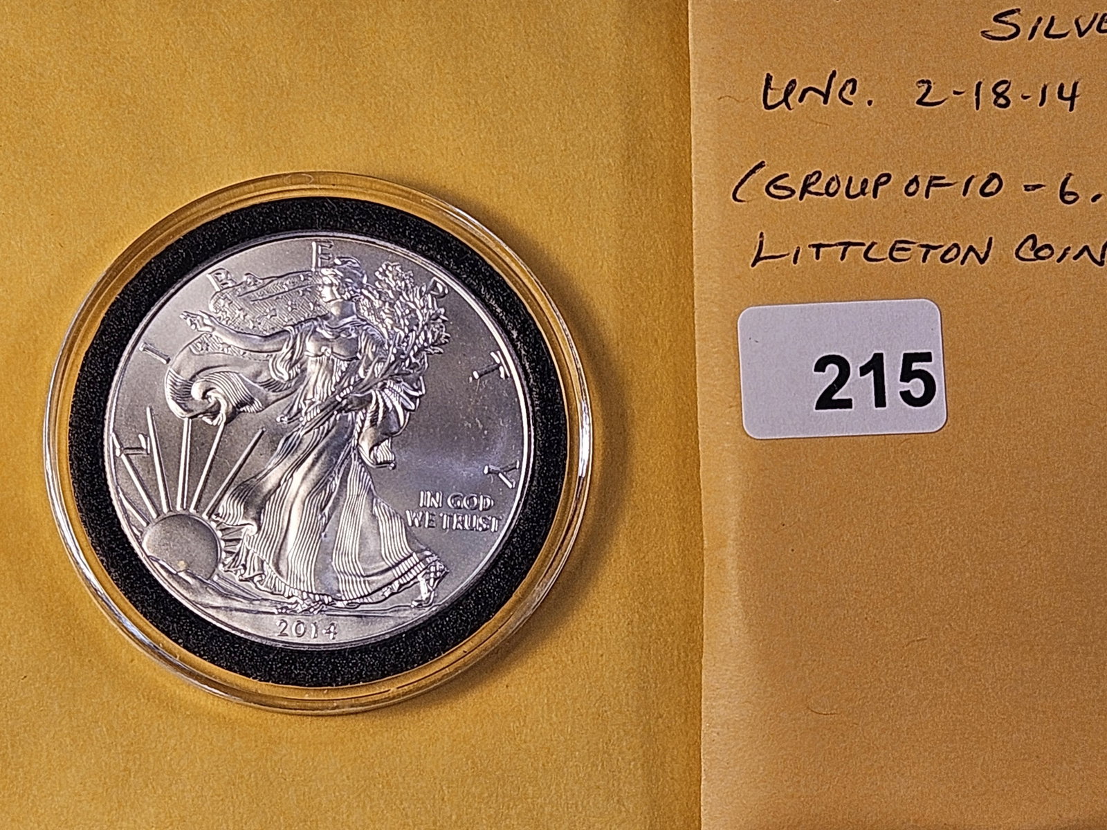 GEM Brilliant Uncirculated 2014 American Silver Eagle - 2