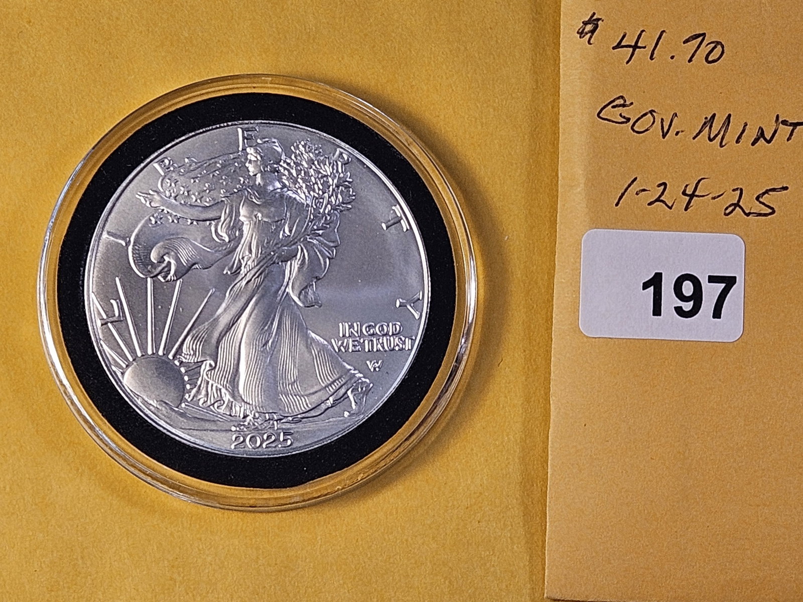 GEM Brilliant Uncirculated 2025 American Silver Eagle - 2