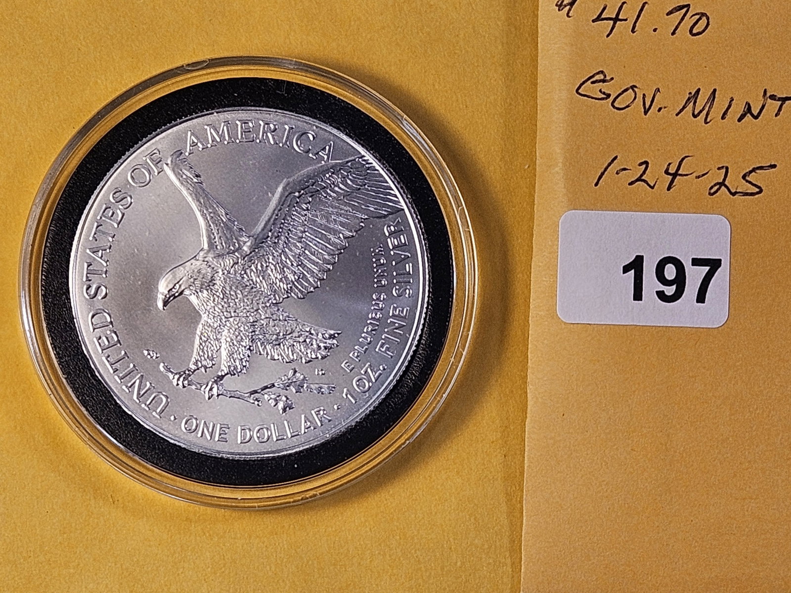 GEM Brilliant Uncirculated 2025 American Silver Eagle - 3