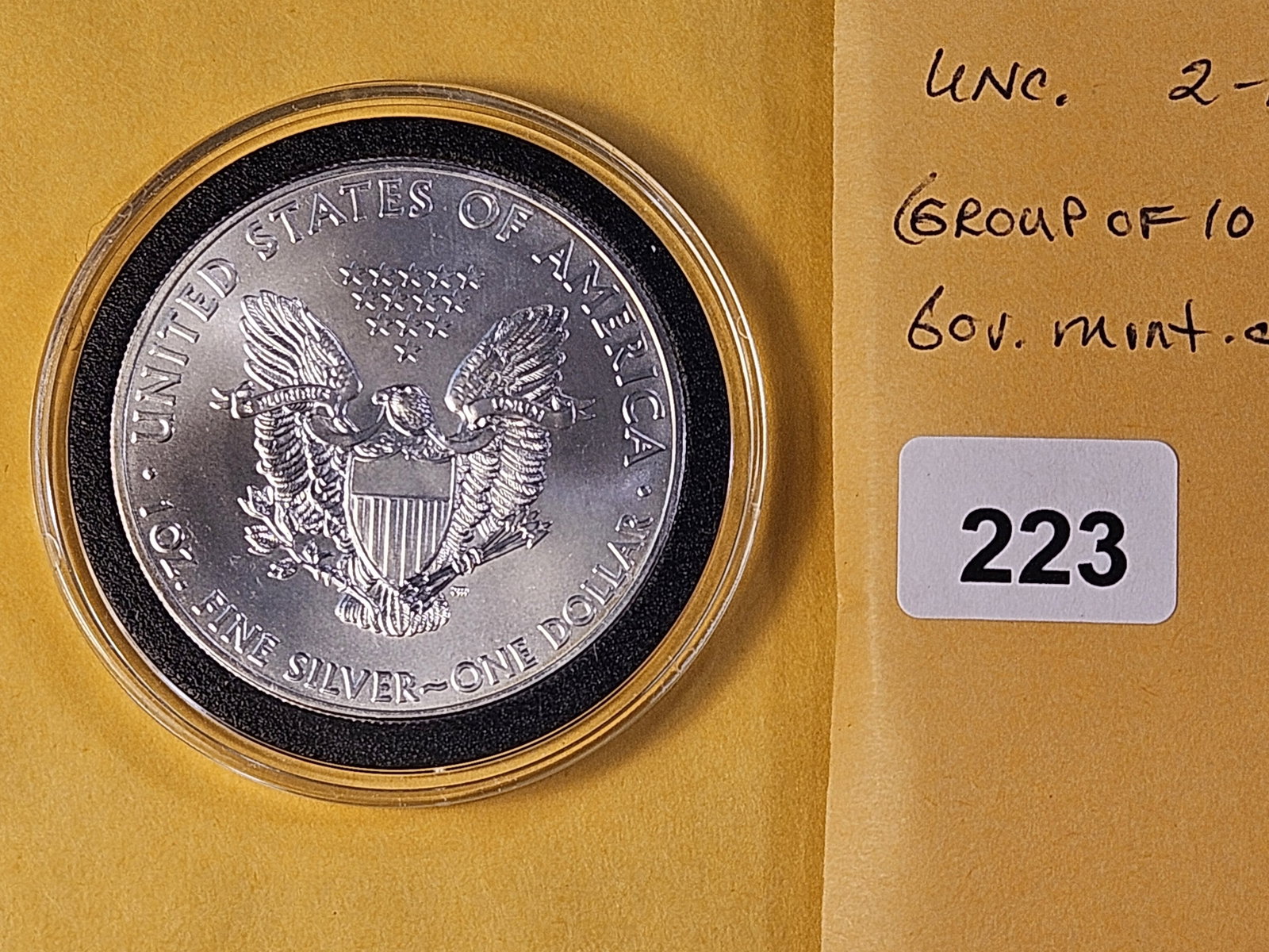 GEM Brilliant Uncirculated 2015 American Silver Eagle - 3