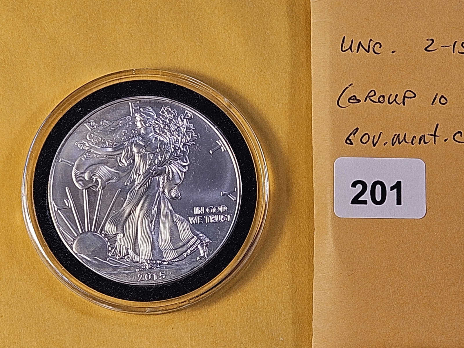 GEM Brilliant Uncirculated 2015 American Silver Eagle - 2