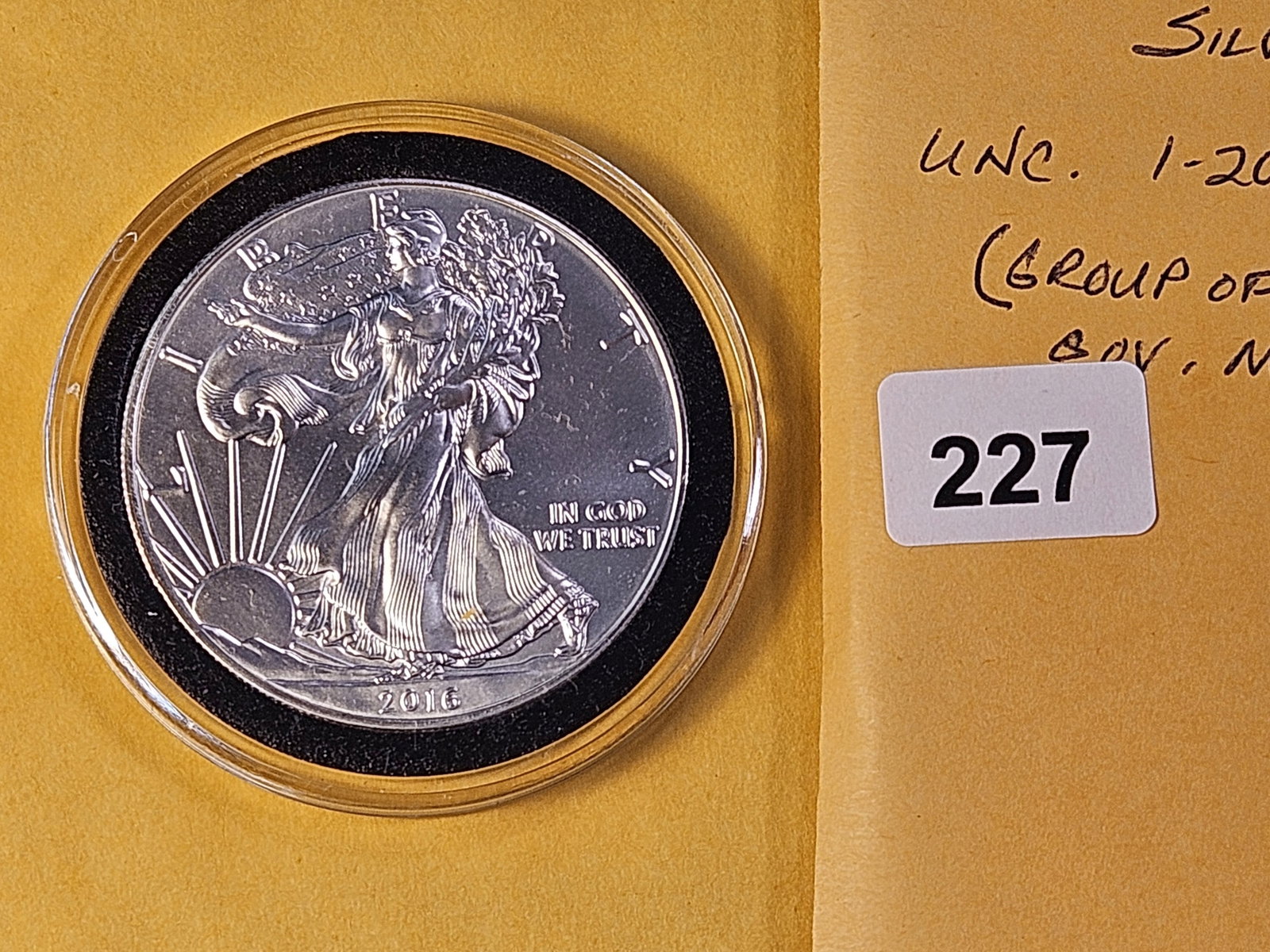 GEM Brilliant Uncirculated 2016 American Silver Eagle - 2