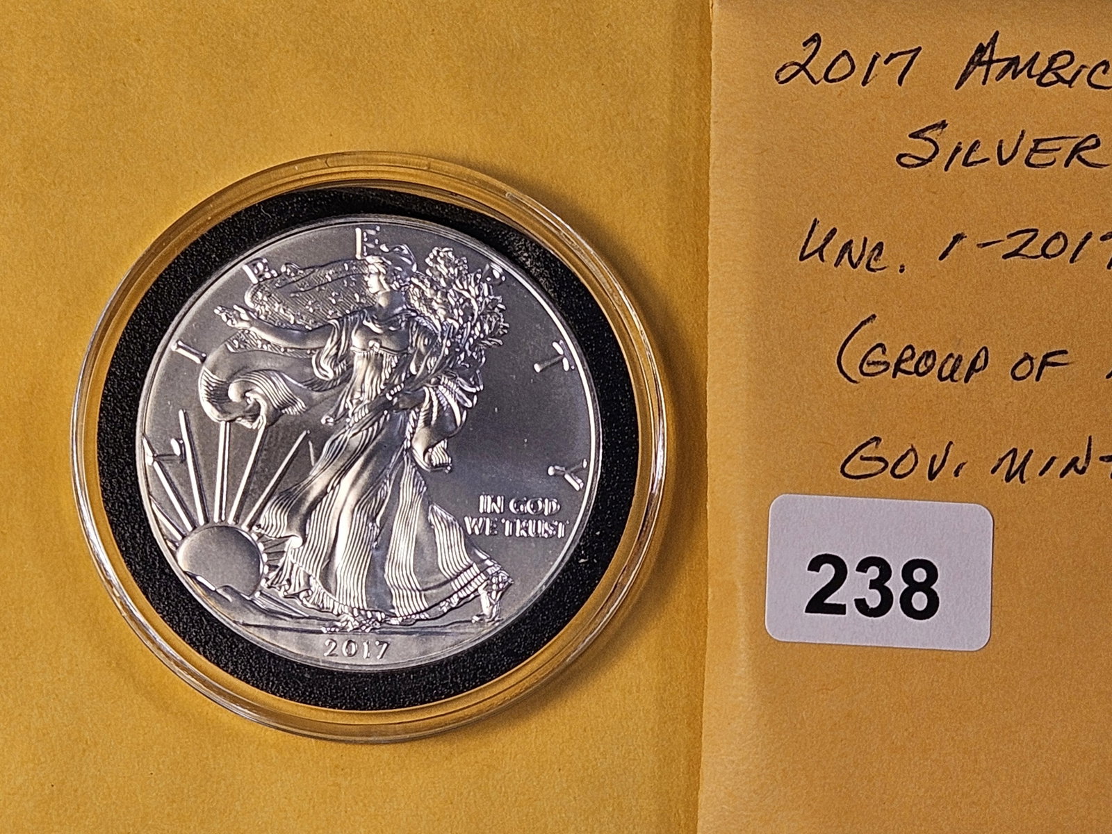 GEM Brilliant Uncirculated 2017 American Silver Eagle - 2