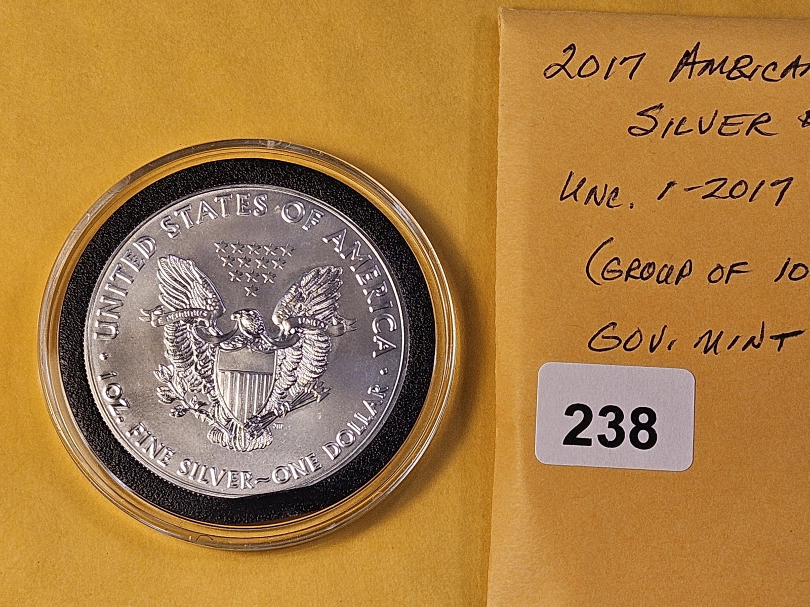 GEM Brilliant Uncirculated 2017 American Silver Eagle - 3