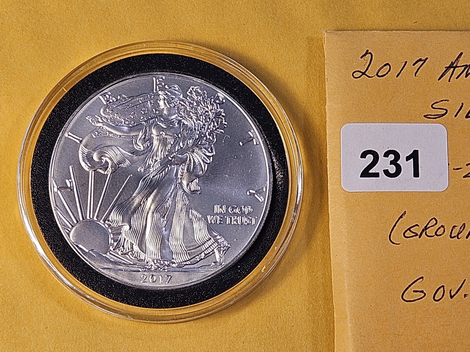 GEM Brilliant Uncirculated 2017 American Silver Eagle - 2