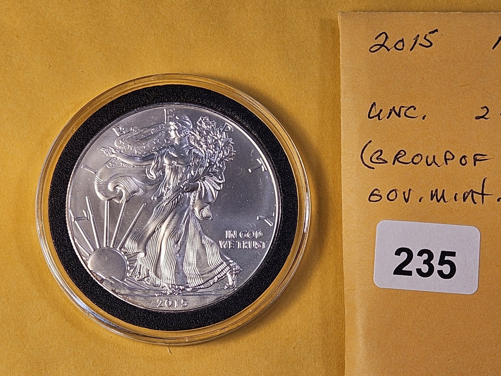 GEM Brilliant Uncirculated 2015 American Silver Eagle - 2