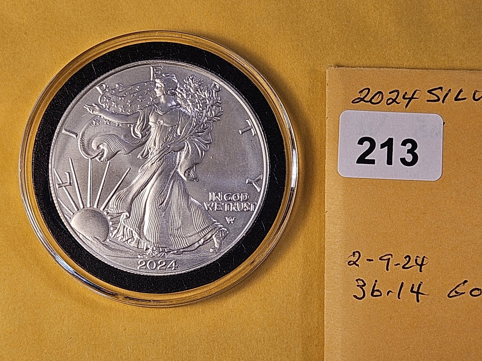 GEM Brilliant Uncirculated 2024 American Silver Eagle - 2