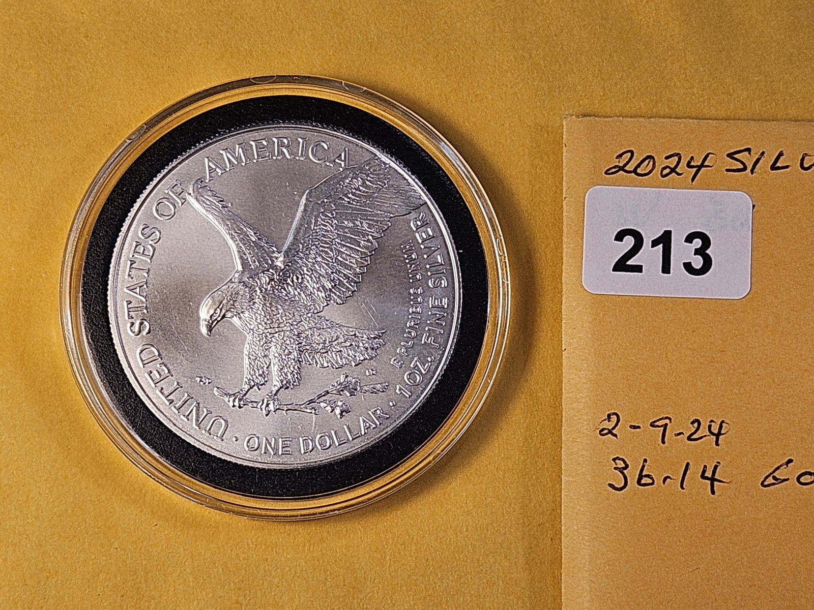 GEM Brilliant Uncirculated 2024 American Silver Eagle - 3