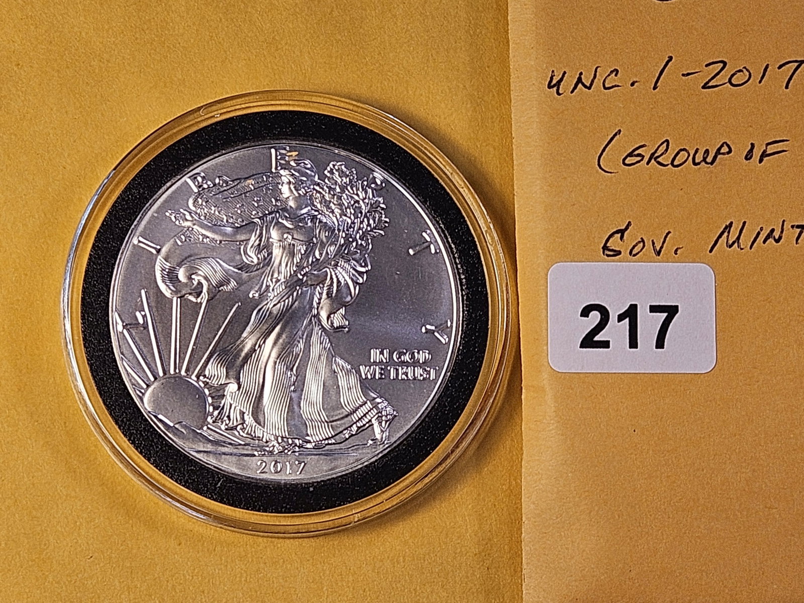 GEM Brilliant Uncirculated 2017 American Silver Eagle - 2