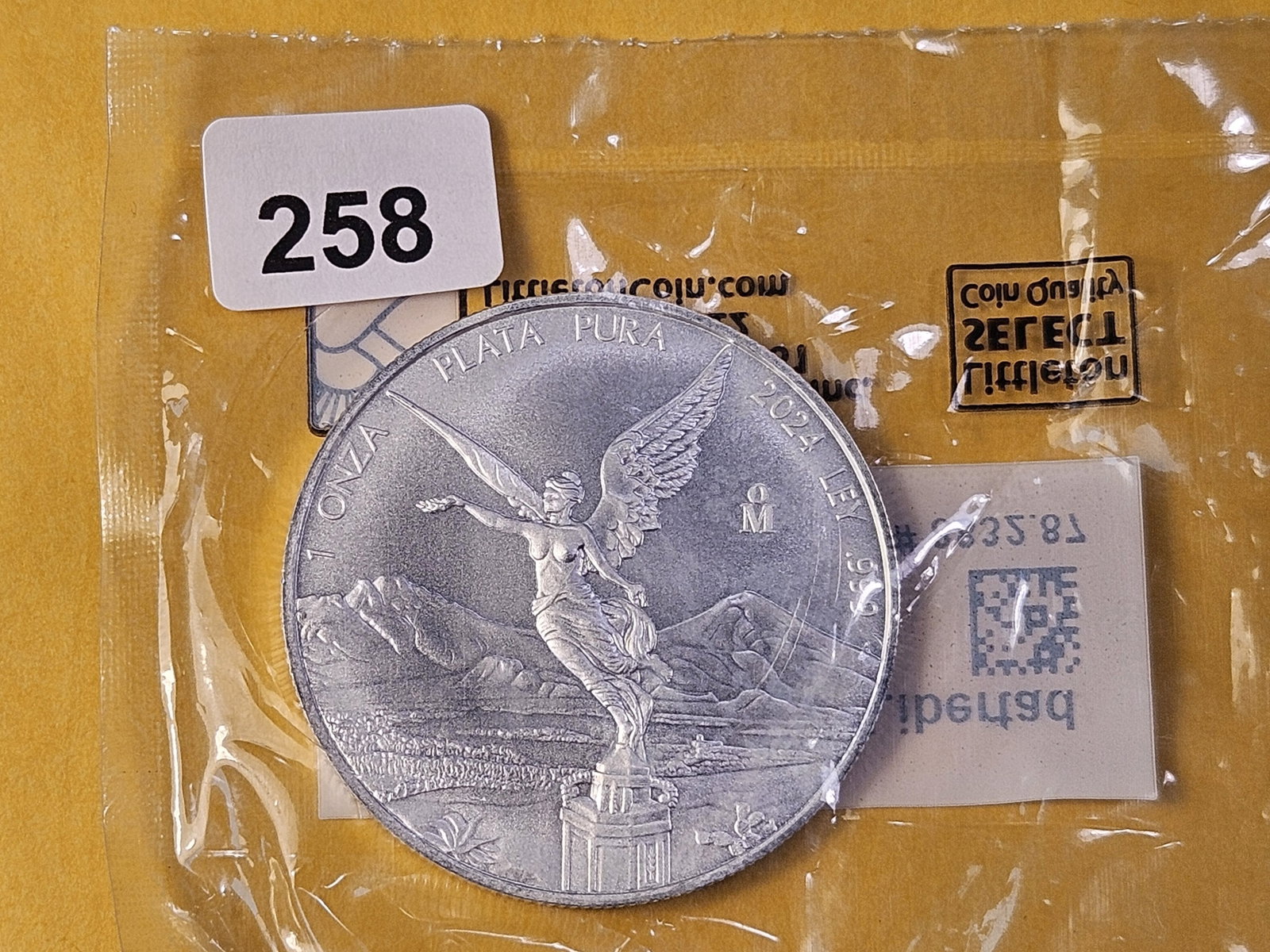 GEM Brilliant Uncirculated 2024 Mexico Silver Onza - 2