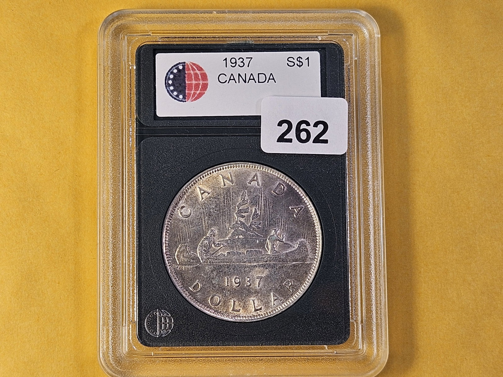 1937 Canadian Silver Dollar - 2