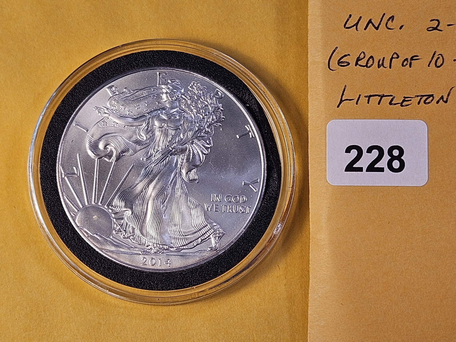 GEM Brilliant Uncirculated 2014 American Silver Eagle - 2
