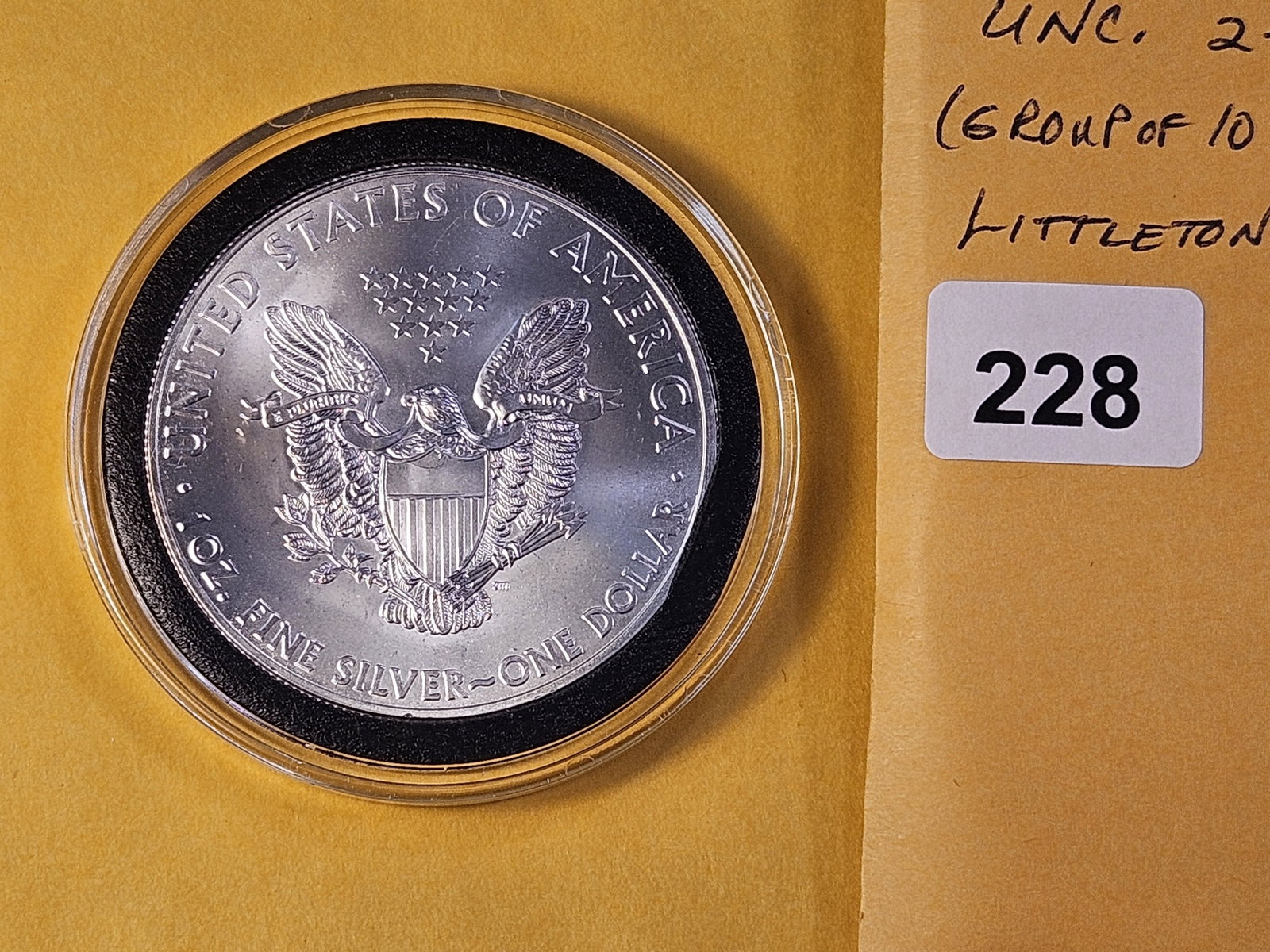 GEM Brilliant Uncirculated 2014 American Silver Eagle - 3