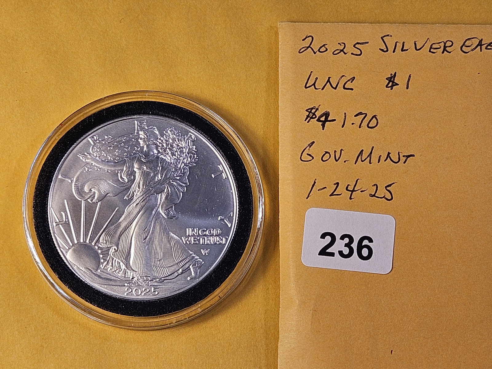 GEM Brilliant Uncirculated 2025 American Silver Eagle - 2