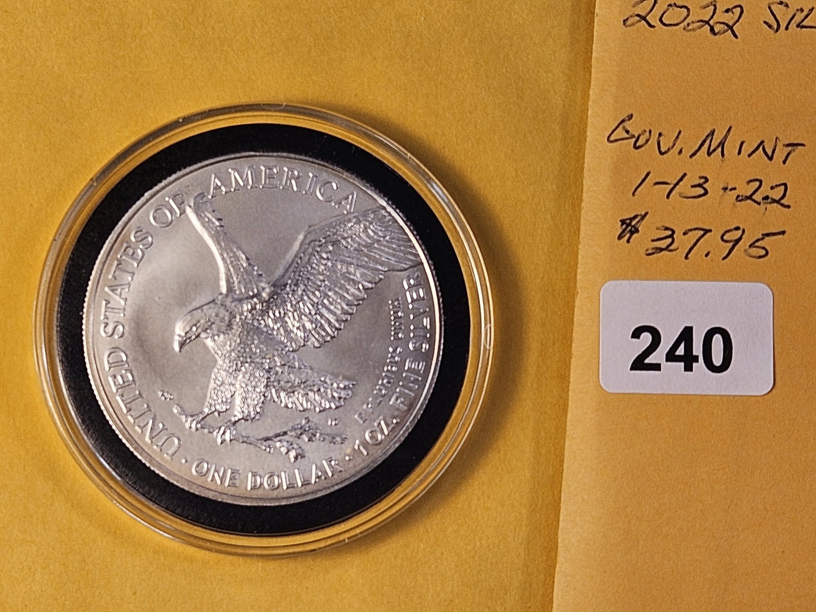 GEM Brilliant Uncirculated 2022 American Silver Eagle - 3